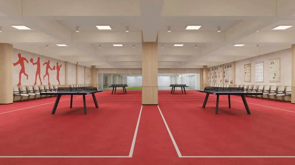 Table tennis area