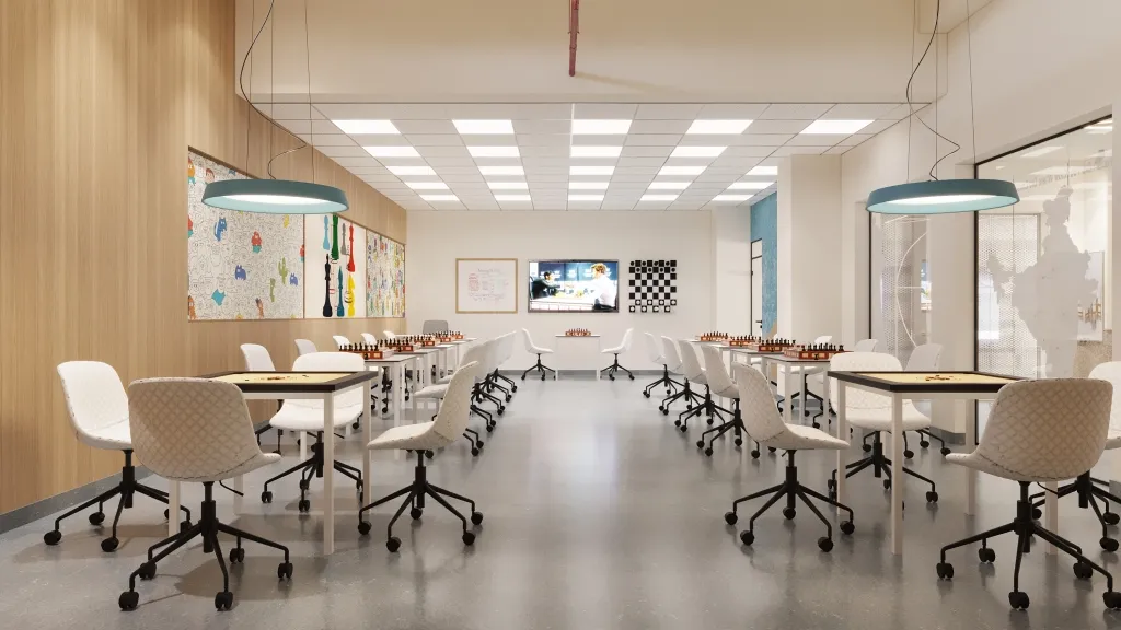 Chess and carrom room