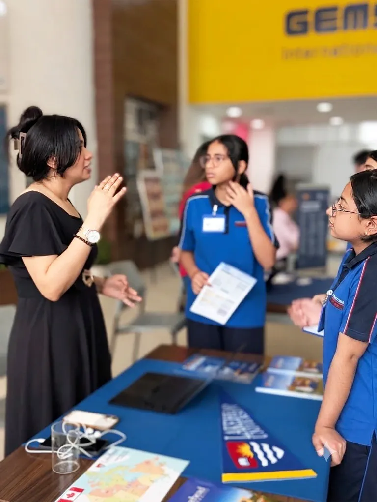 Students and educators at a GEMS Education school